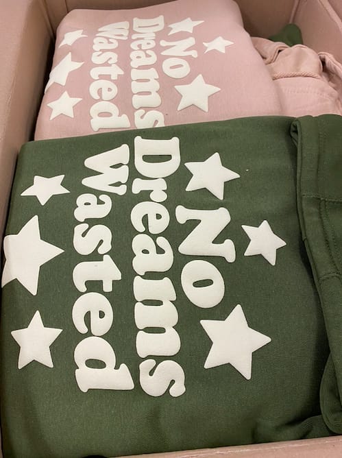 Customer photo review of 24 Piece Screen Printed Hoodie Package