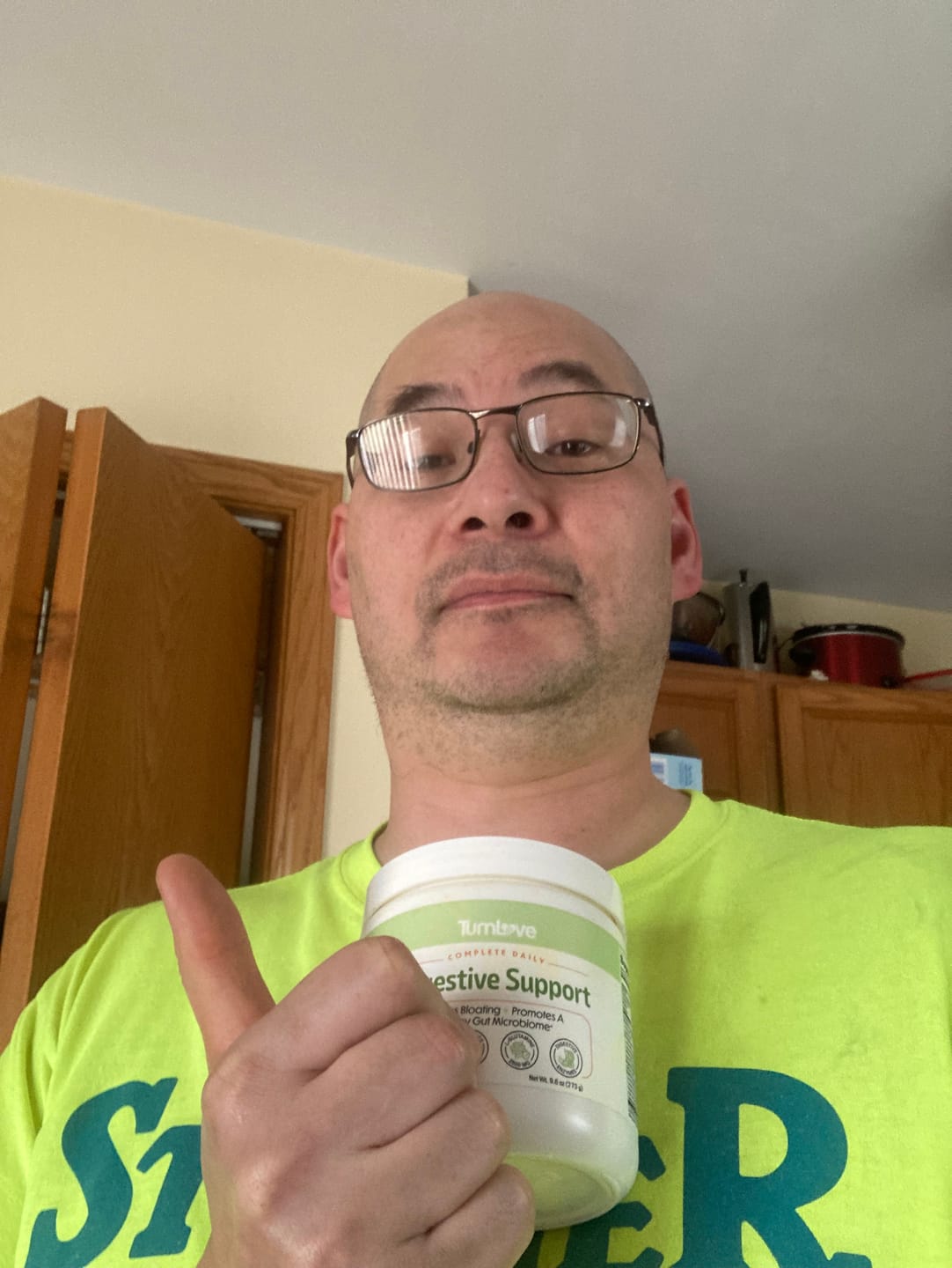 Customer photo review of Daily Digestive Support Powder