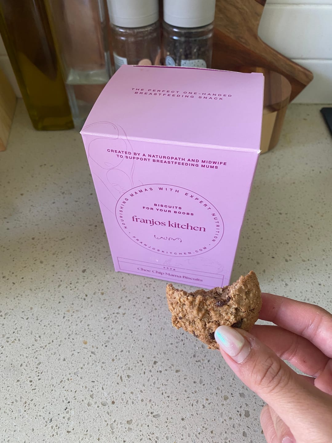 Customer photo review of Chocolate Chip Mama Biscuits