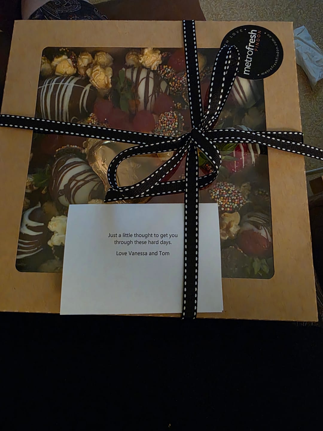 Customer photo review of Strawberry Box Delight