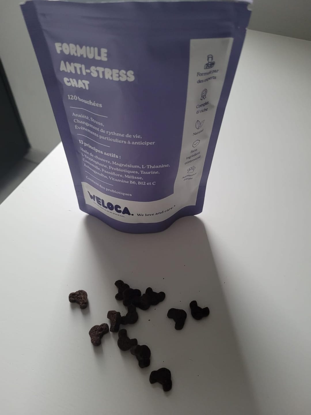 Customer photo review of Complément anti-stress  | Chat