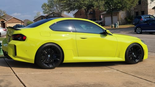 Customer photo review of R44 BMW G87 M2 Complete Suspension Stance Kit