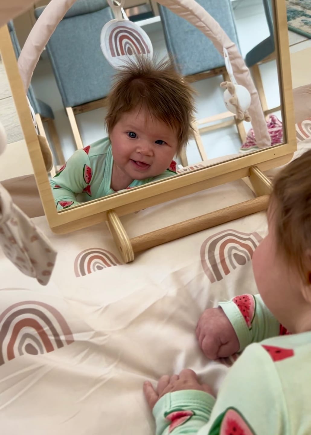 Customer photo review of Montessori Tummy Time Set