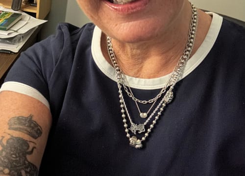 Customer photo review of .925 Old English #Letterman Project