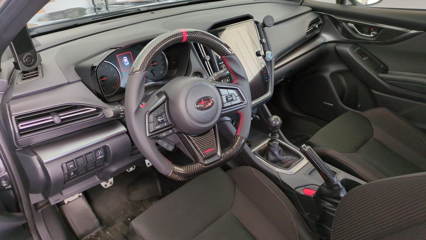 Customer photo review of 2008-2024 Subaru WRX/STi Black Carbon Fiber Ebrake Handle 2013-20 BRZ/FR-S