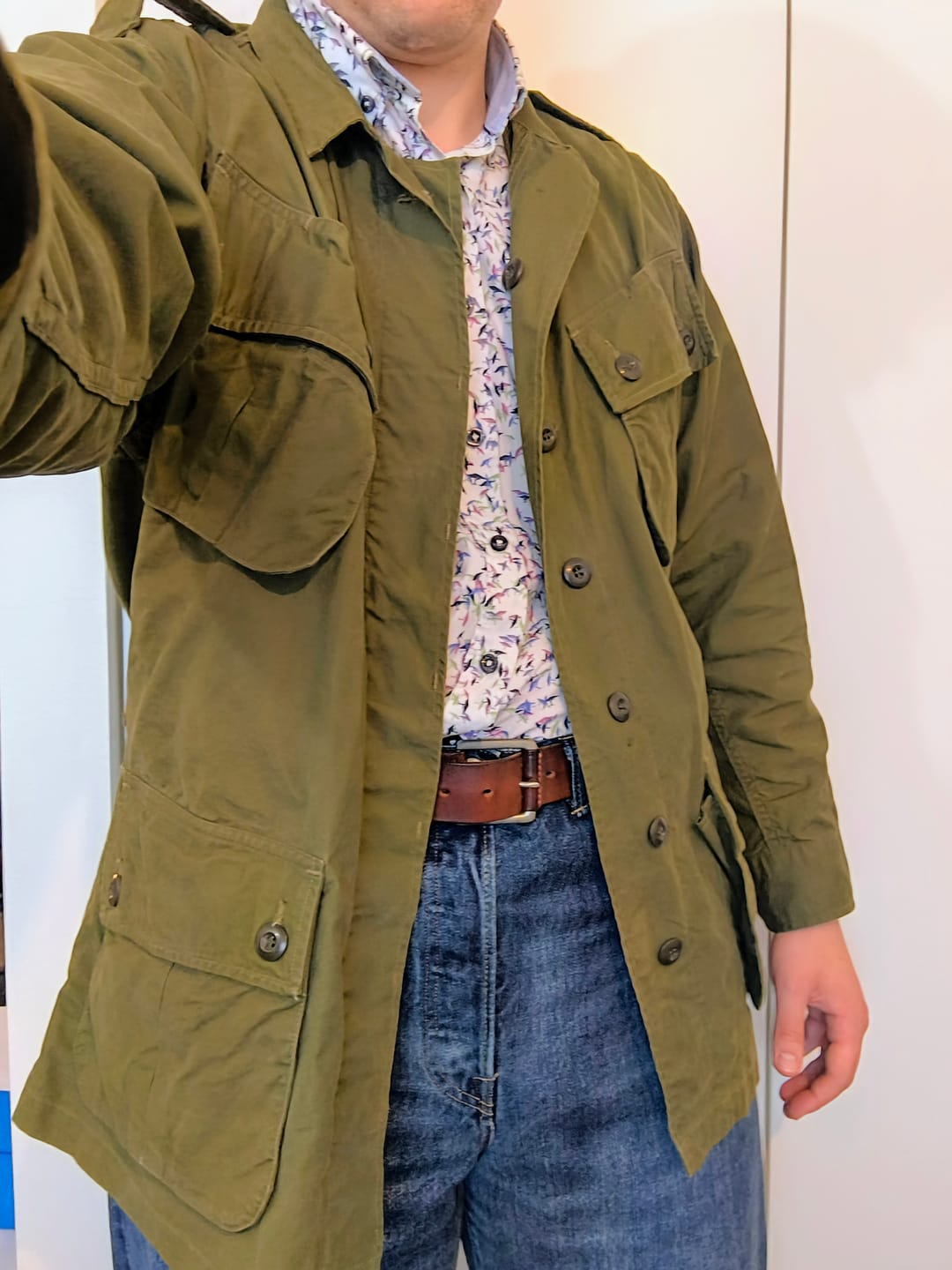 Customer photo review of 1963 1st Model Tropical Jungle Fatigue Jacket