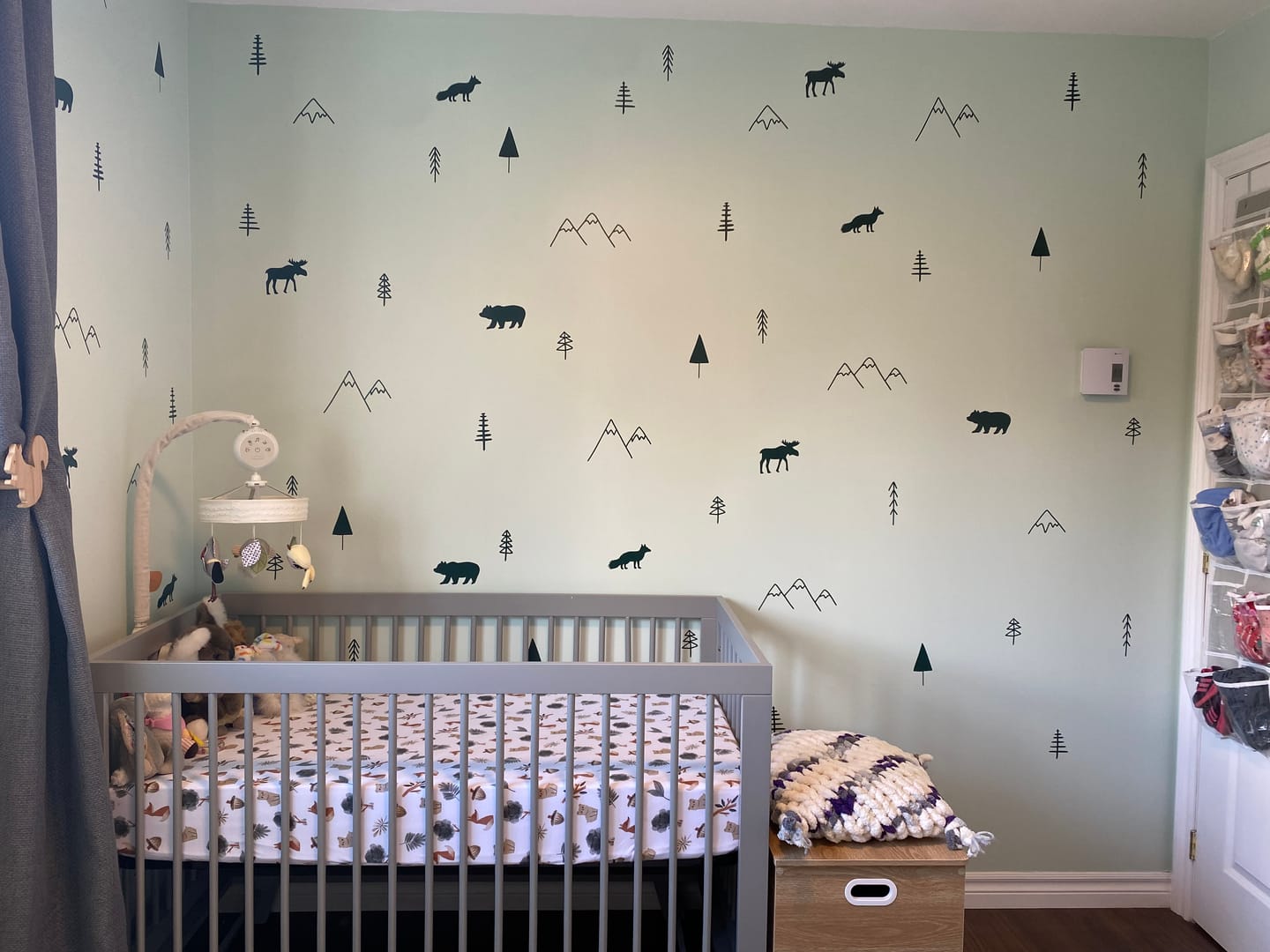 Customer photo review of Wilderness Wall Decals