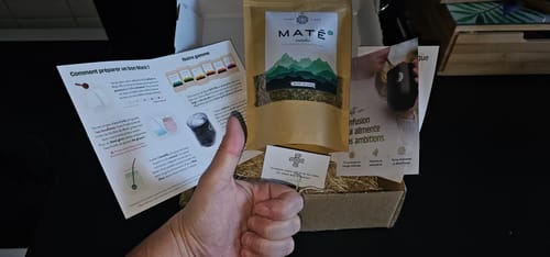 Customer photo review of Maté Menthe 🍃