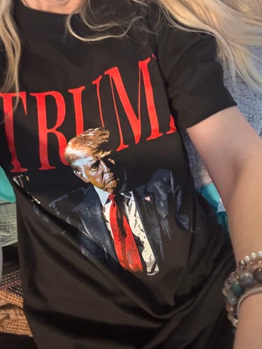 Customer photo review of Trump Dance T-Shirt