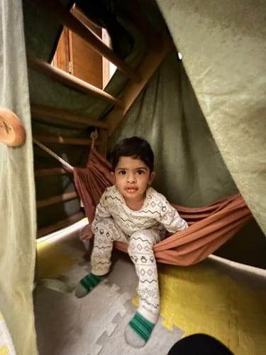 Customer photo review of Bloon Pikler MINI (Starter Pikler Triangle)