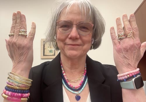 Customer photo review of Cam Necklace