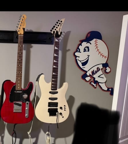 Customer photo review of New York Mets "Mr. MET"  3D Vintage Metal Wall Art