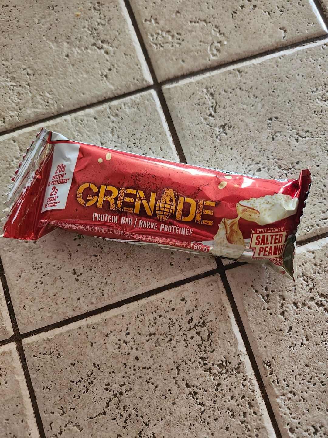 Customer photo review of Grenade - Barre protéinée 60g
