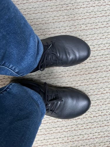 Customer photo review of URBN Leder Exekutive - Grained Black (Vibram Sole)