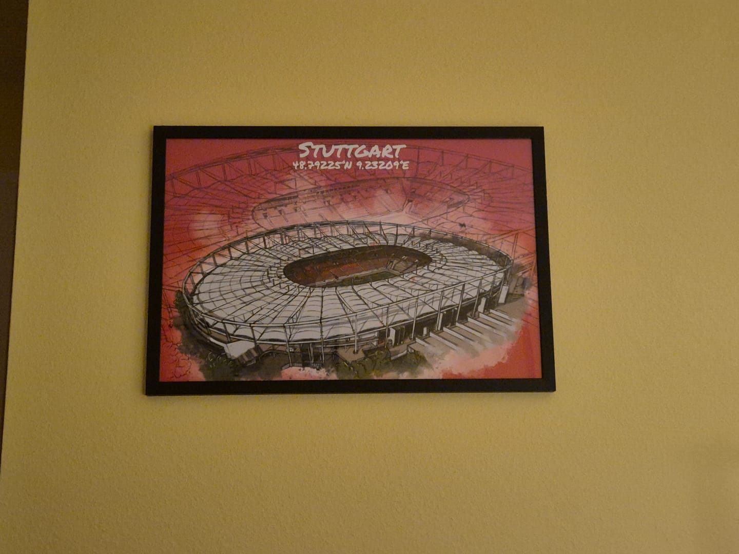Customer photo review of Stadion Poster Stuttgart Art Print