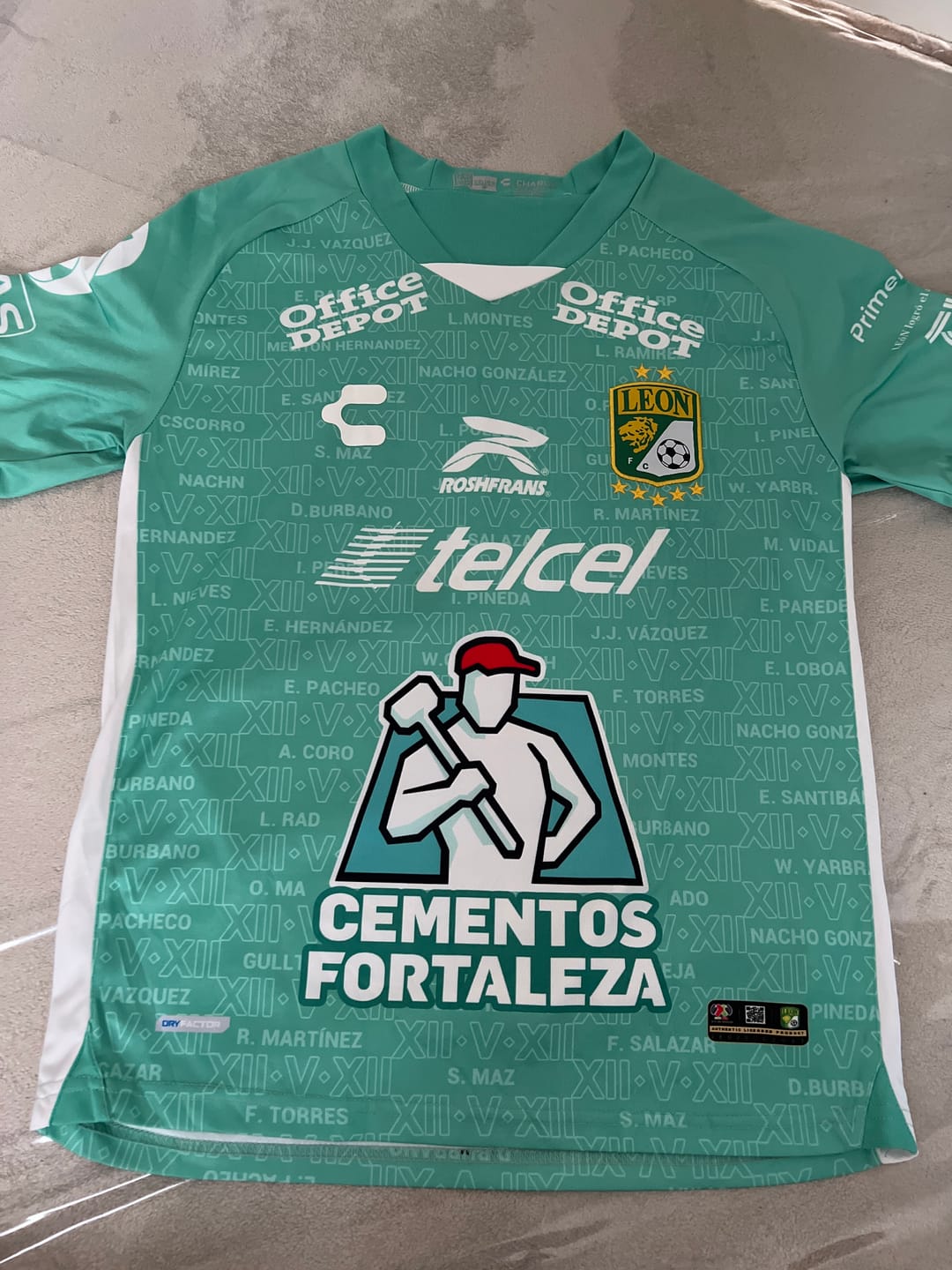 Customer photo review of MODERN Mystery Football Shirt