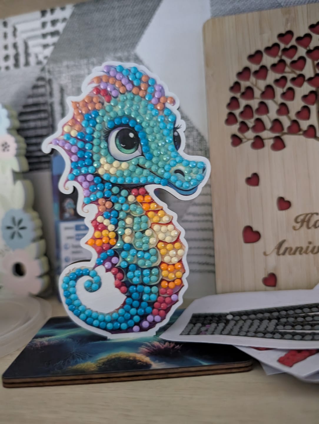 Customer photo review of Seahorse Crystal Art Wildlife Buddies