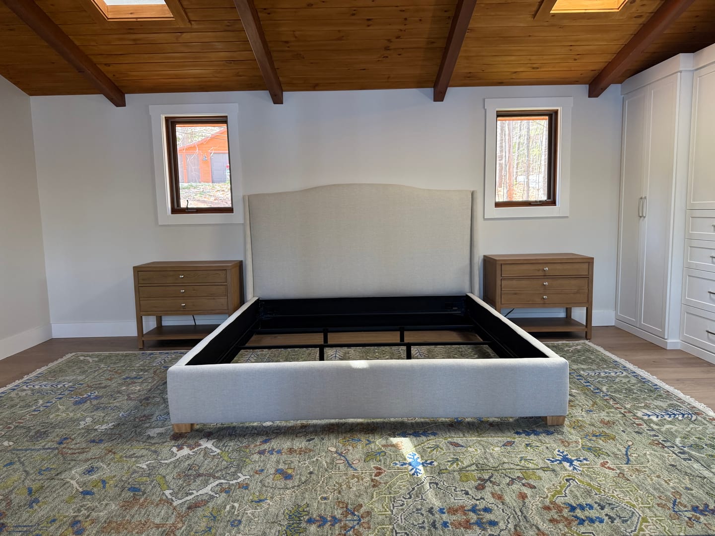 Customer photo review of The Plants and Roots Green Hand Knotted Traditional Custom Made Wool Area Rug