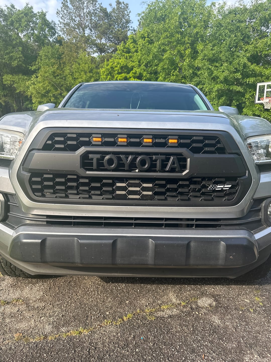 Customer photo review of 2016-2023 TOYOTA TACOMA RAPTOR LIGHTS FOR TRD PRO GRILL
