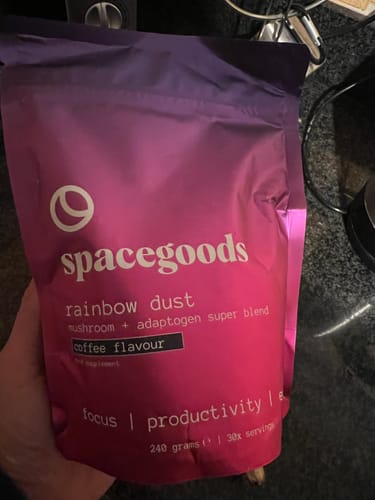 Customer photo review of rainbow dust
