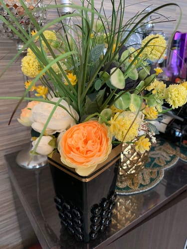 Customer photo review of Bulk 12" Peonies Bush with Buds Silk Floral Arrangement Wholesale