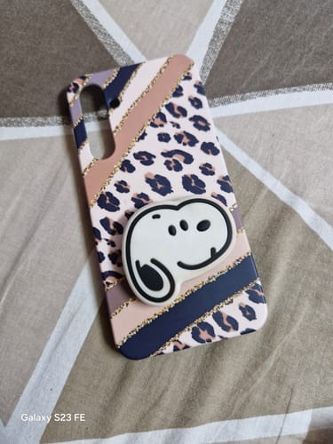Customer photo review of The Leopard Marble Phone Cover Case