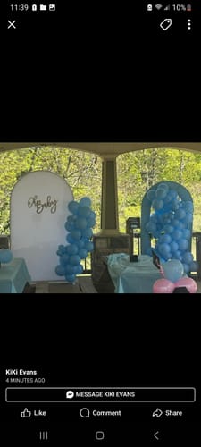 Customer photo review of 4x7ft Chiara Arched Backdrop Frame Custom Arched Wall Backdrop Cover for Party Decoration