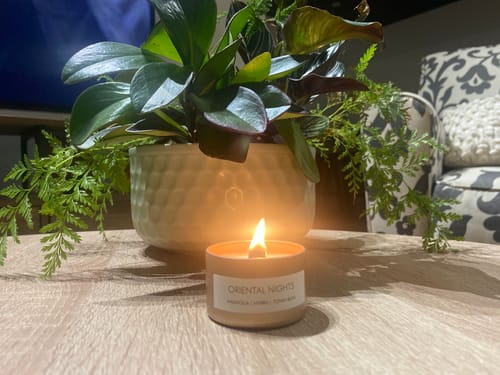 Customer photo review of Oriental Nights - Sample Candle