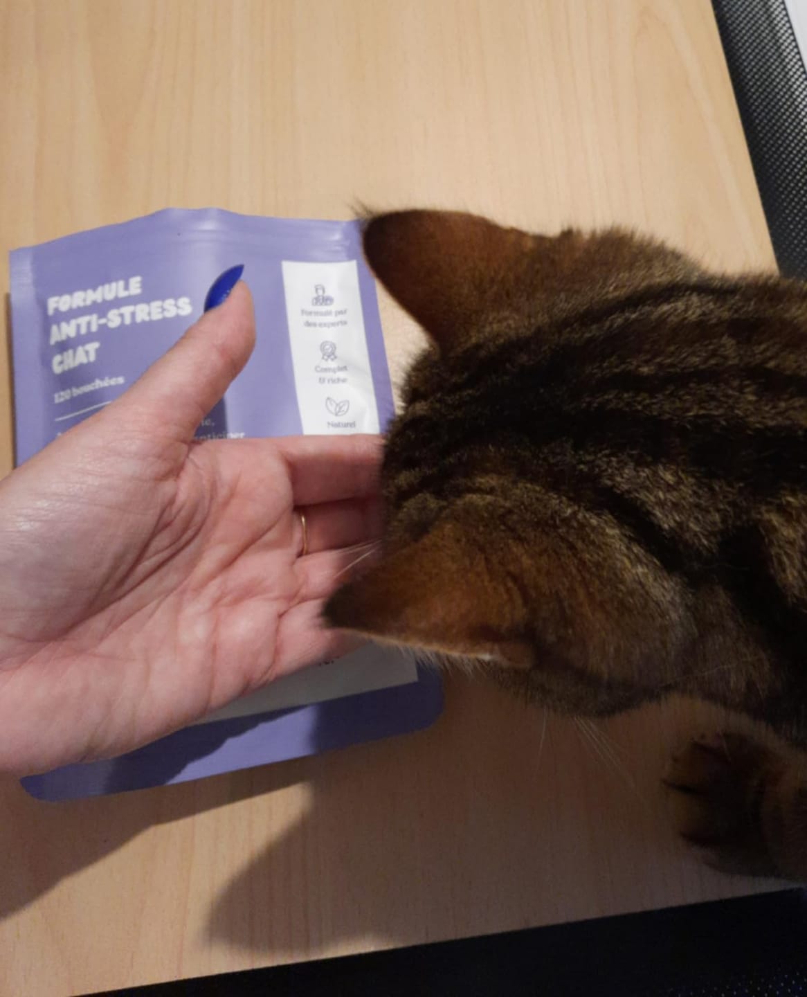 Customer photo review of Complément anti-stress  | Chat