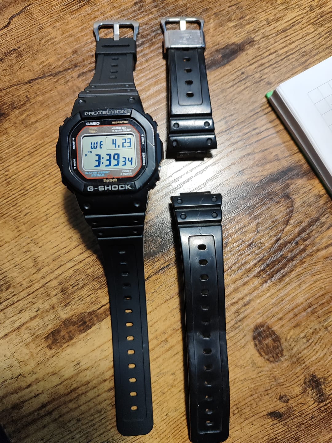 Customer photo review of Correa De Repuesto Casio G-Shock Bands 10512401 (DW-5000, DW-5600, DW5750, etc.)