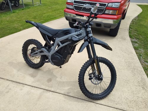 Customer photo review of Stage2, M2 72V Electric Dirt Bike