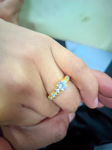 Customer photo review of .50ct Milan Engagement Ring (ON HAND)