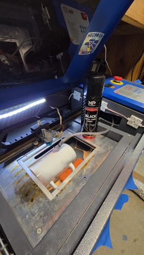 Customer photo review of Black Laser Marking Spray