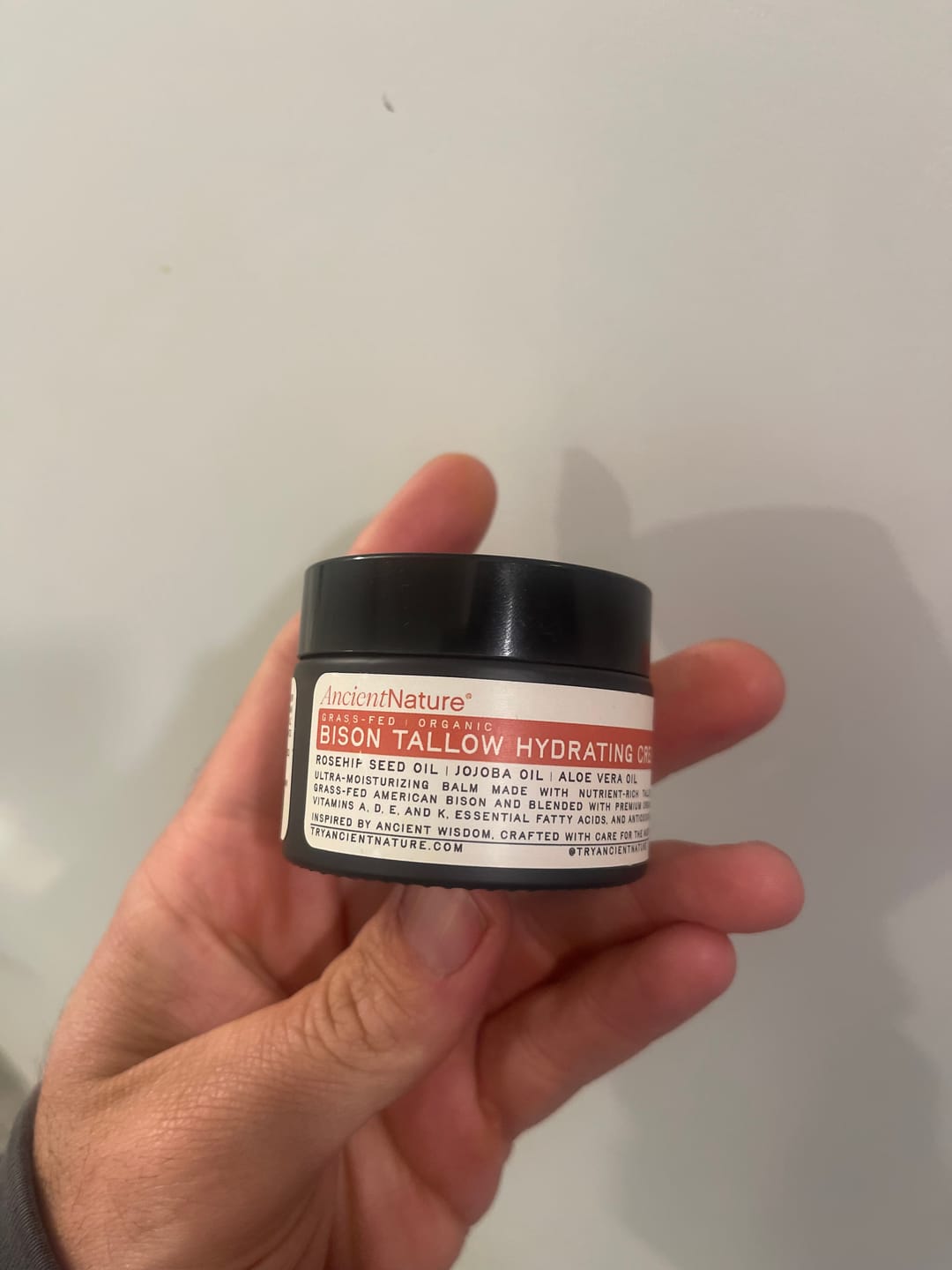 Customer photo review of Bison Tallow Hydrating Cream