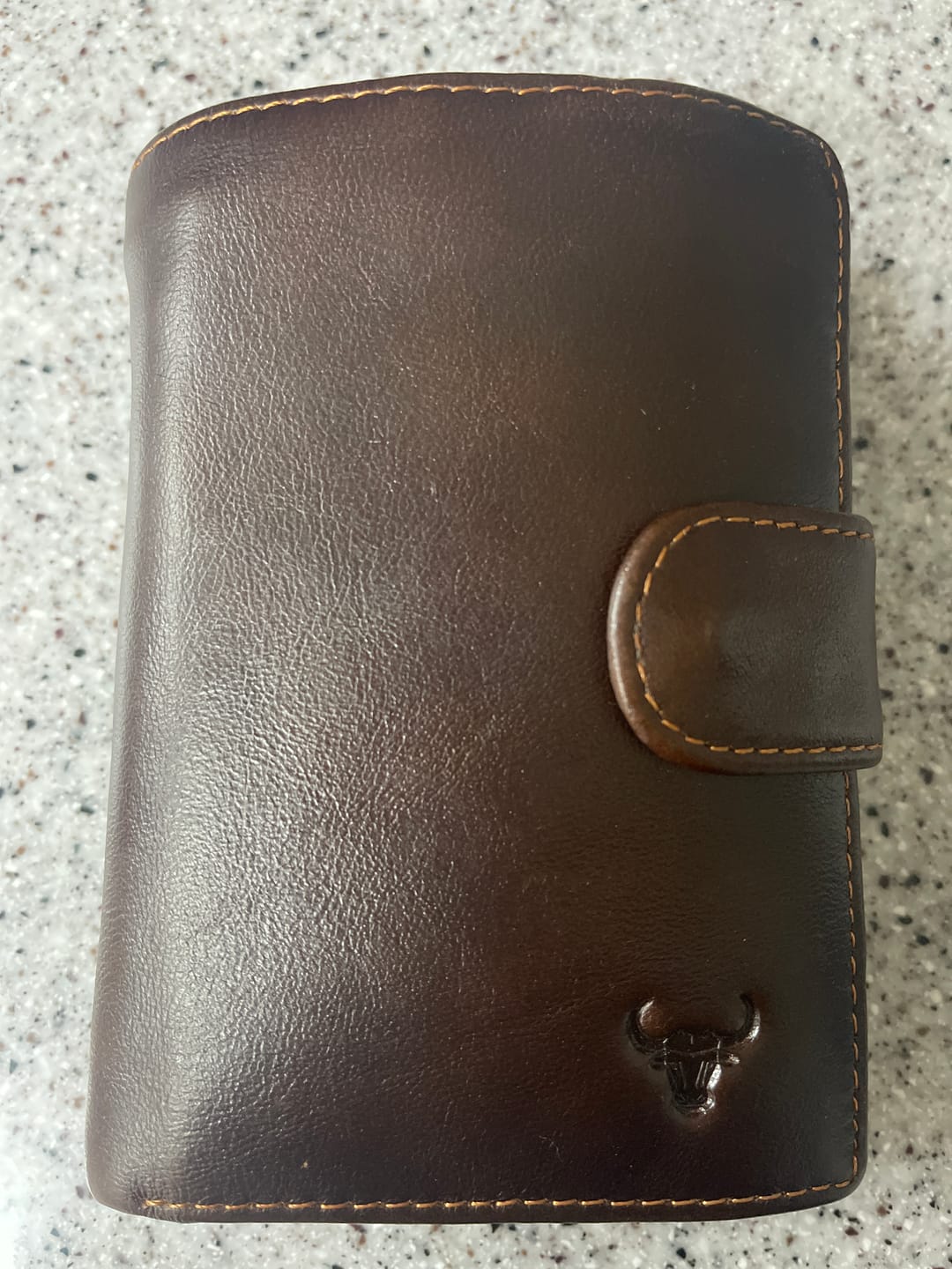 Customer photo review of Full Grain Cowhide Leather Wallet