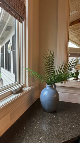 Customer photo review of Bulk 23 inches Tall Real Touch Ferns Bush Artificial UV Resistant Plants for Outdoors Wholesale