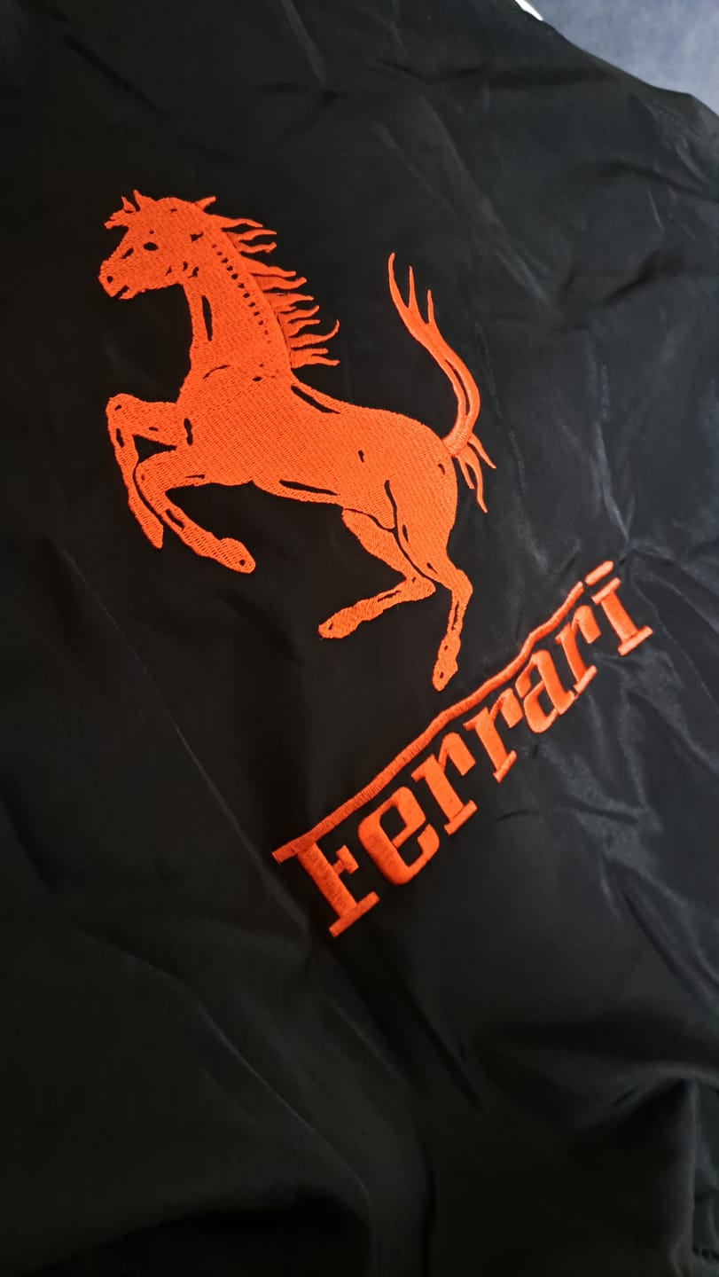 Customer photo review of Retro Jacket Racing F1 Ferrar1 Vintage Black Red