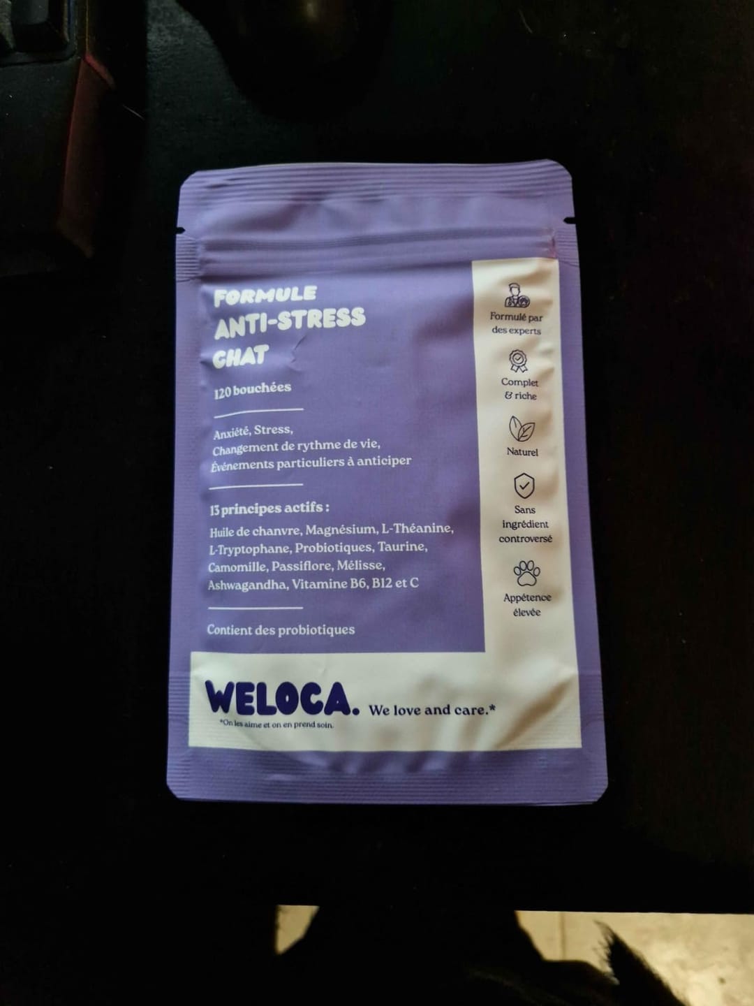 Customer photo review of Complément anti-stress  | Chat