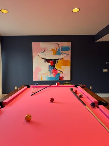 Customer photo review of Abstract People Canvas Art #AE004