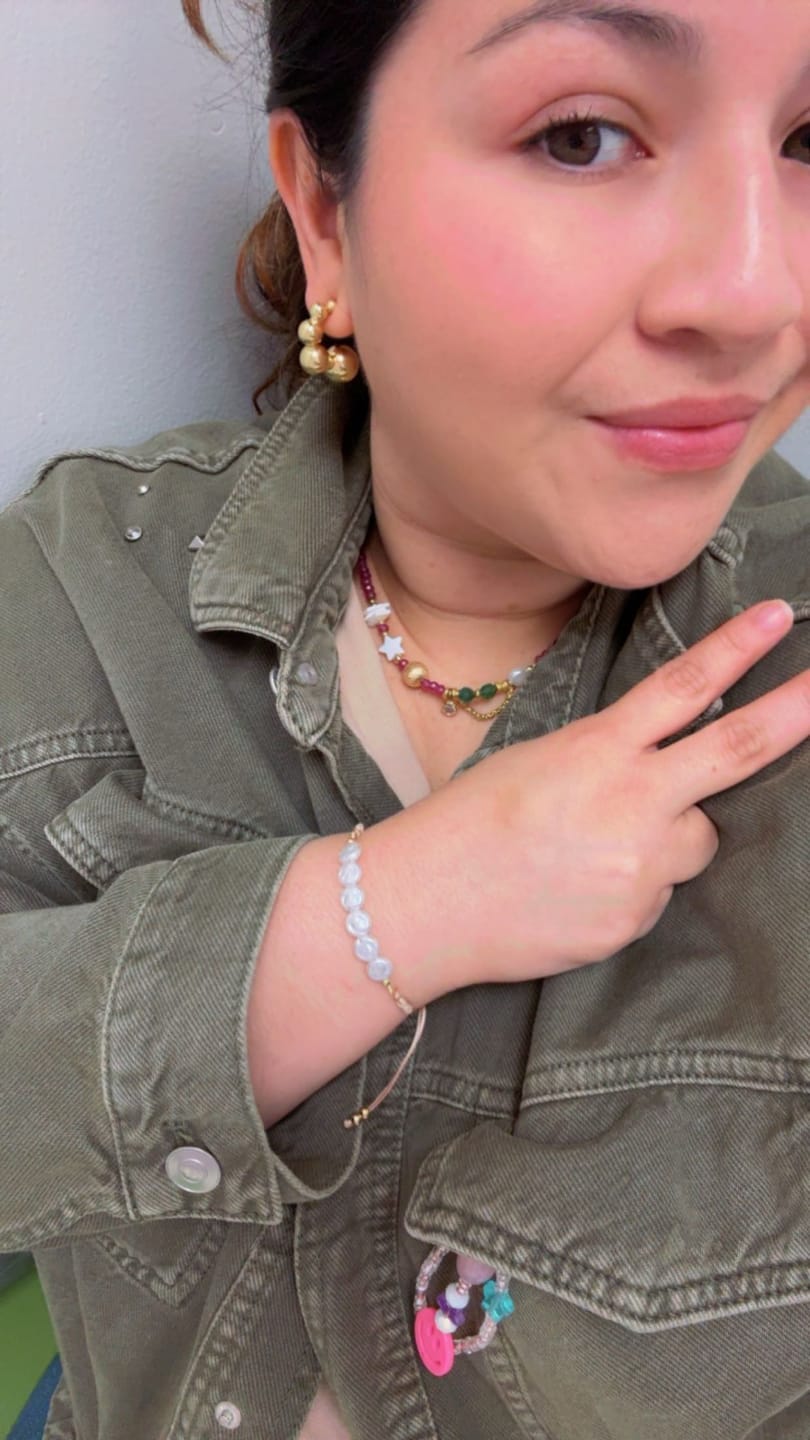 Customer photo review of Perlita Bracelets