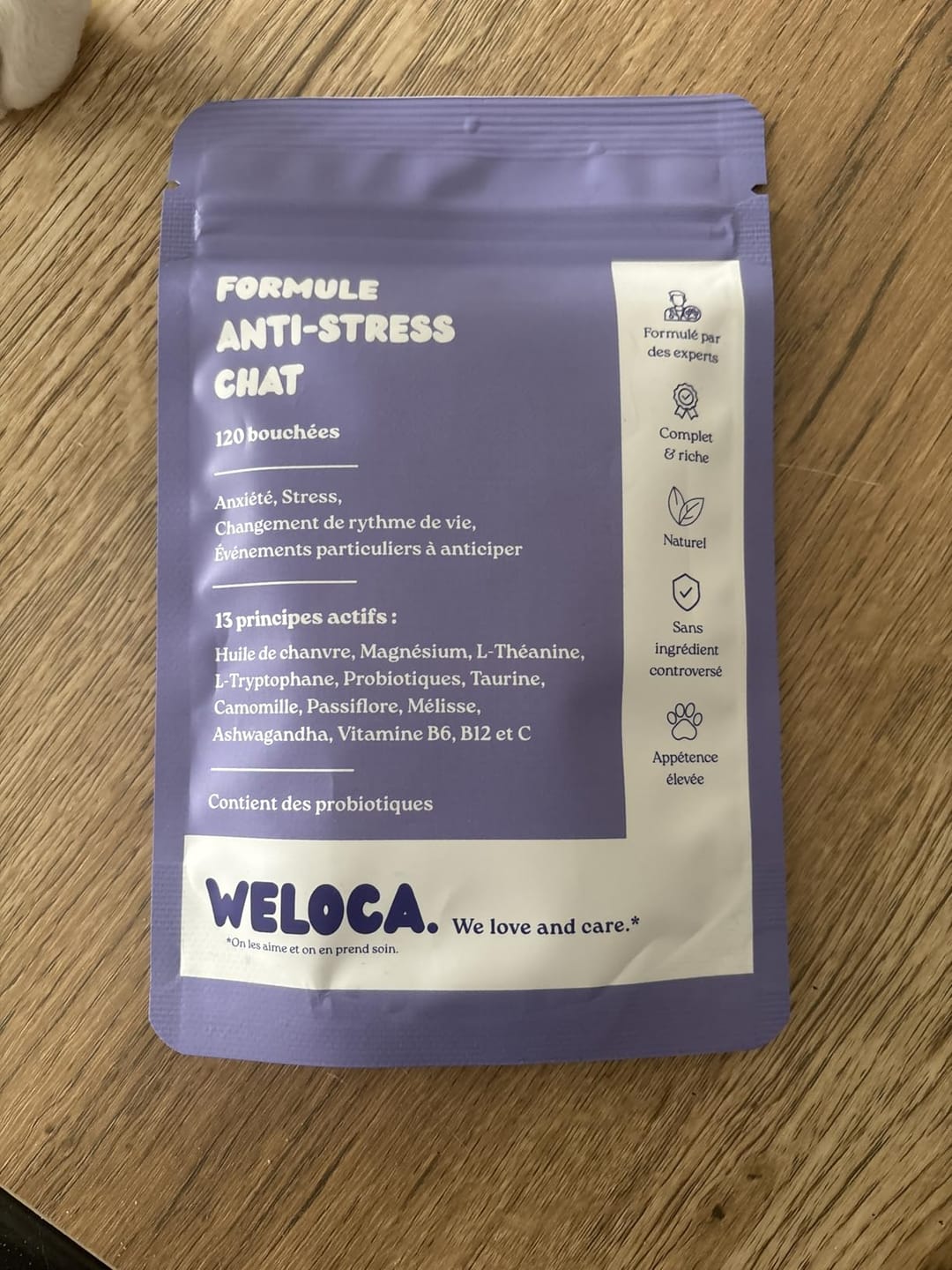 Customer photo review of Complément anti-stress  | Chat