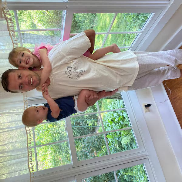 Customer photo review of Custom Embroidered Photo T-shirt for Dad | Personalized Dad Portrait Shirt For Father's Day