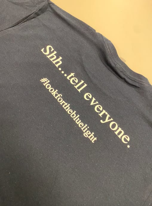 Customer photo review of 50 Piece Screen Printed T-Shirt Package