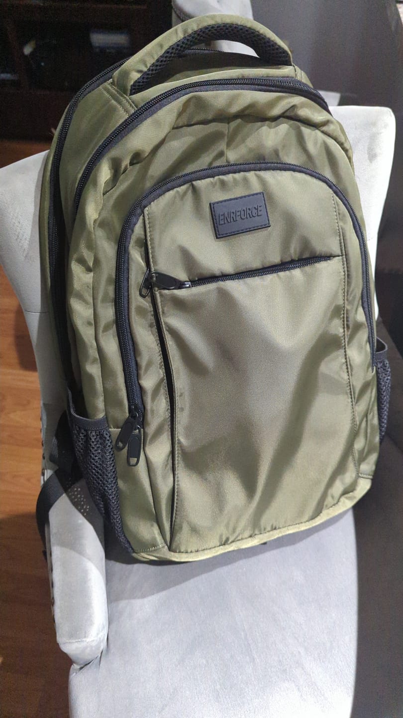 Customer photo review of Mystery Loaded Backpack