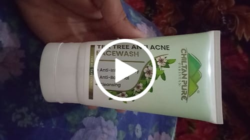 Customer video review of Tea Tree Anti Acne Face Wash – Prevents Acne Eruptions, Removes Excess Oil, Reduces Blackheads & Whiteheads