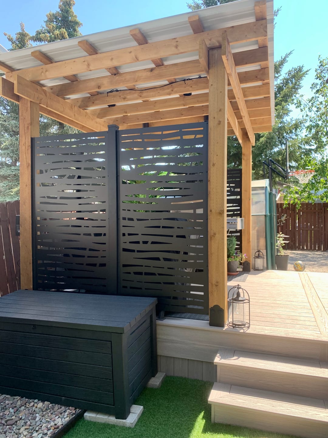 Customer photo review of Privacy Screen (Branch)