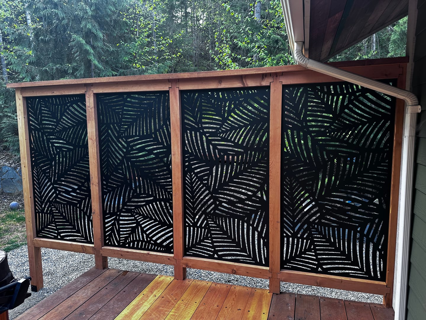 Customer photo review of Privacy Screen (Maui)