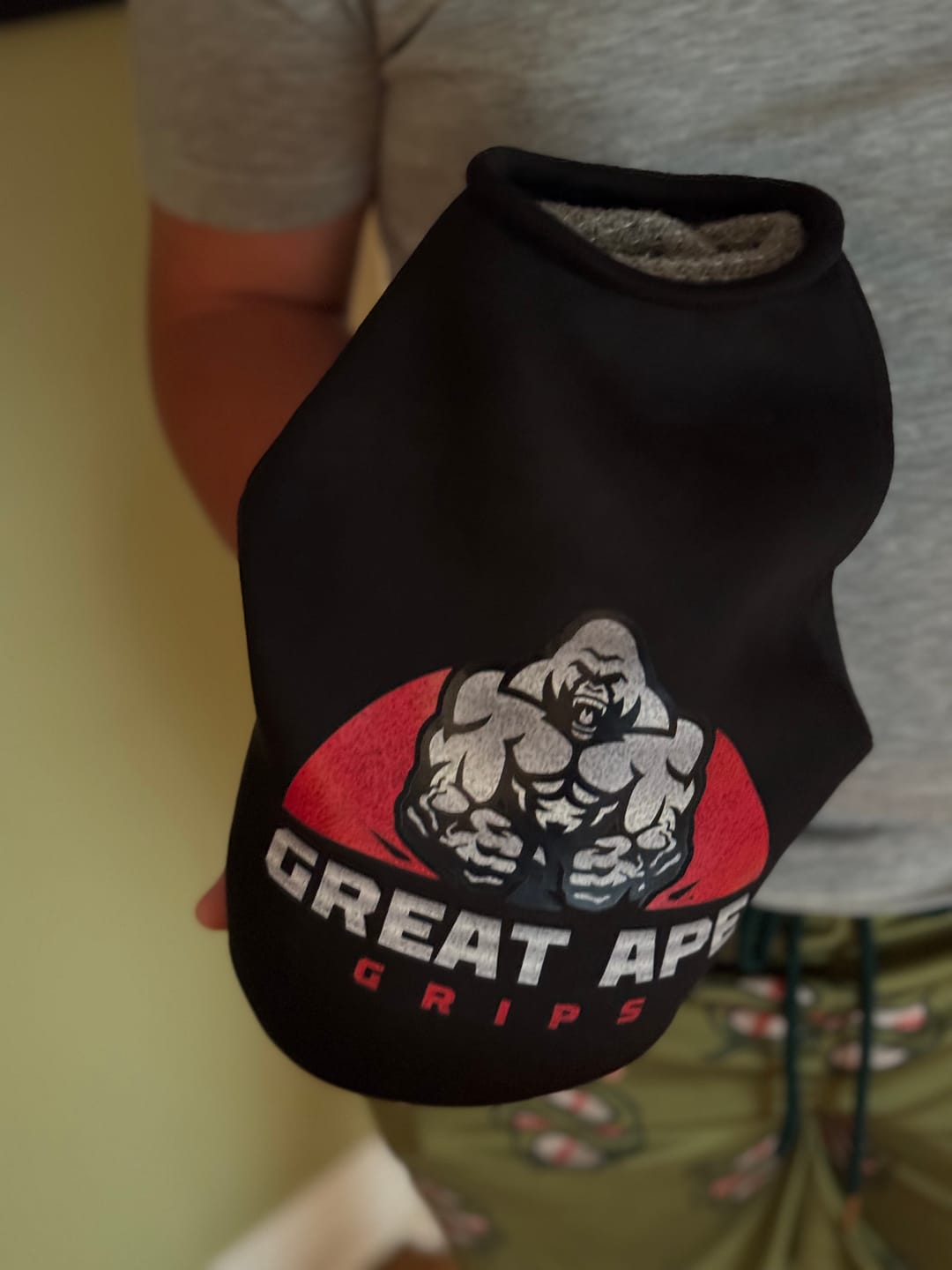Customer photo review of GREAT APE GRIPS