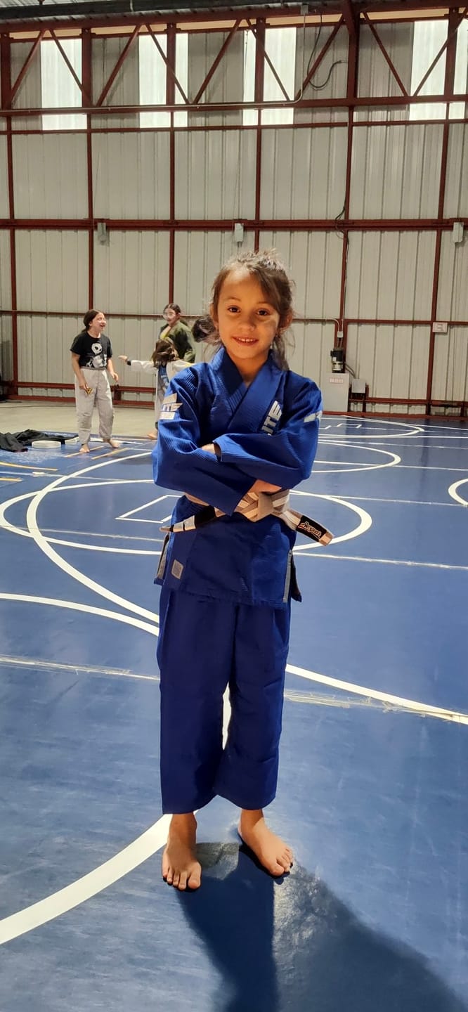 Customer photo review of Core Blue Brazilian Jiu Jitsu Kids BJJ Gi