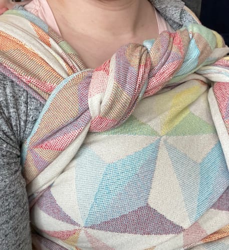 Customer photo review of Zephyr Woven Wrap by Didymos